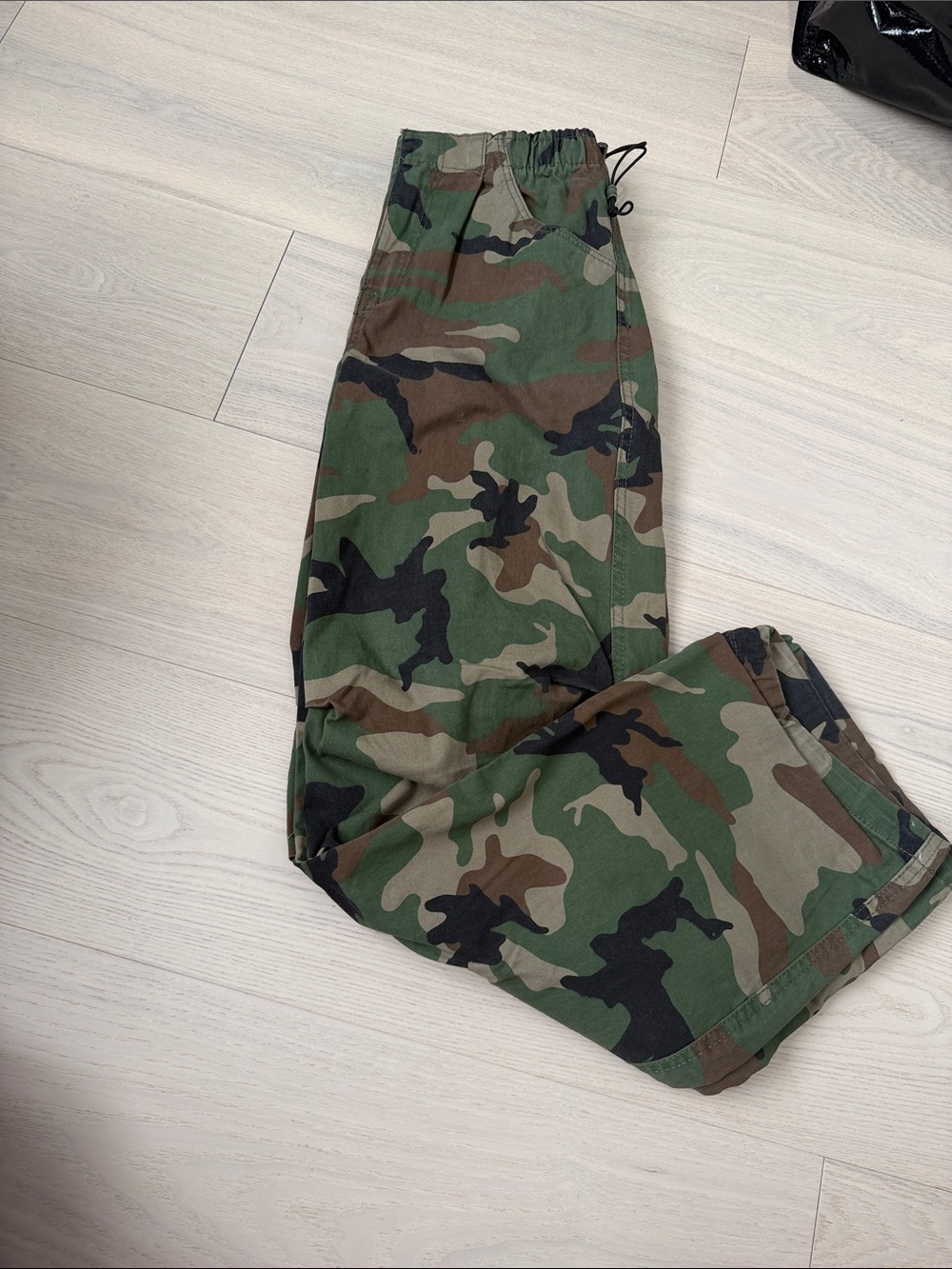 Camouflage Cargo Jogger Pants - Green Camo